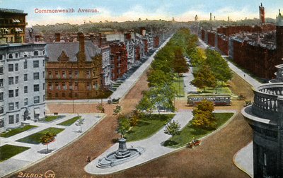 Boston: Commonwealth Avenue da Unbekannter Künstler