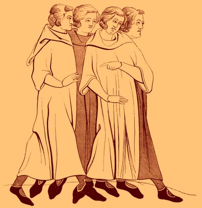 Borghese alla fine del XIII secolo da Unbekannter Künstler