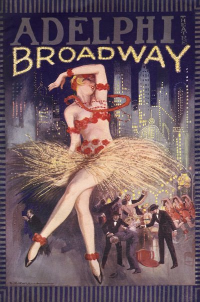 Broadway, al Teatro Adephi, Londra da Unbekannter Künstler
