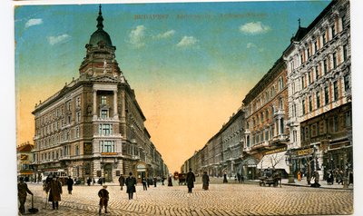 Budapest - Viale Andrassy da Unbekannter Künstler