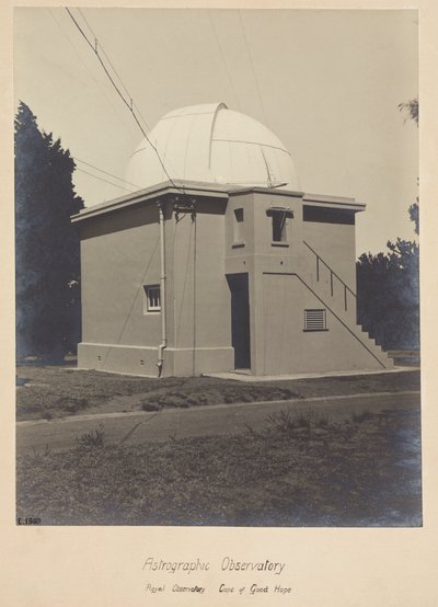 Edificio e cupola per il telescopio astrográfico da Unbekannt