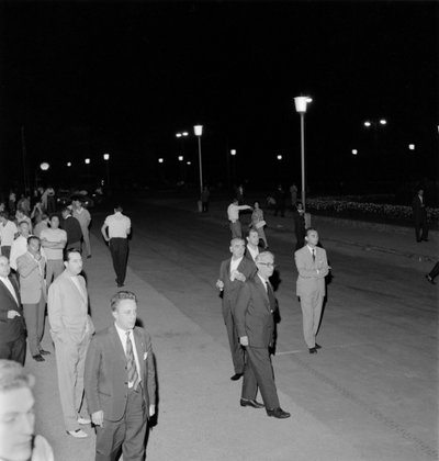 Lavoratori del casinò in sciopero - Venezia - 1961 da Unbekannt
