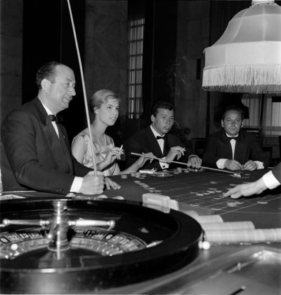 Casinò di Venezia, il tavolo della roulette, Lido di Venezia - anni 1960 da Unbekannt