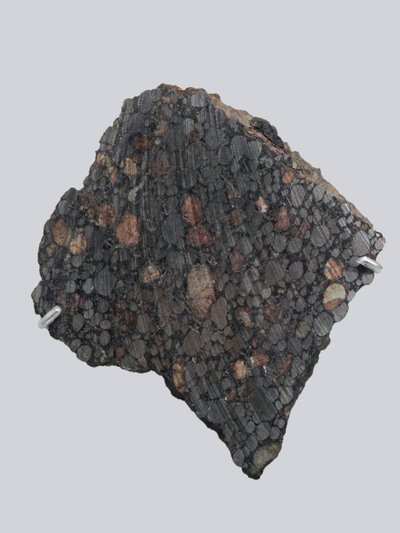 Condrite carbonacea (CBA). Caduta a Gujba (Nigeria) nel 1984. Museo Nazionale di Storia Naturale, Parigi. da Unbekannt