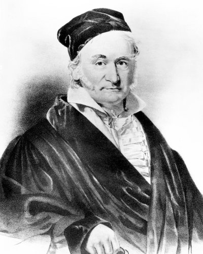 Carl Friedrich Gauss, matematico tedesco, metà del XIX secolo da Unbekannt