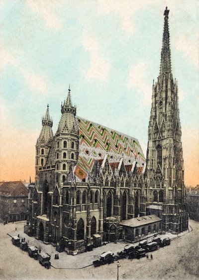 Cattedrale e Chiesa Metropolitana di Santo Stefano, Vienna fine XIX/inizio XX secolo da Unbekannter Künstler