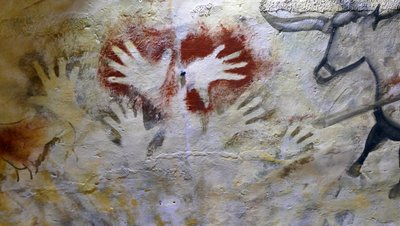 Pitture rupestri trovate nella Grotta di Altamira da Leopold Blonder