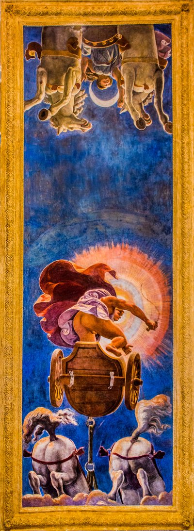 Pittura del soffitto della Camera del Sole e della Luna, Francesco Primaticcio da Unbekannter Künstler