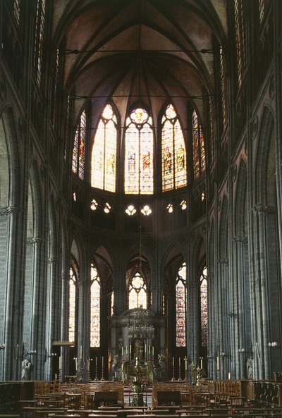 Navata centrale nella Cattedrale di Nostra Signora Tournai (foto) da Unbekannter Künstler