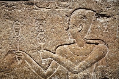 Cesarione che offre doni a Horus e Iside (dettaglio) da Unbekannter Künstler