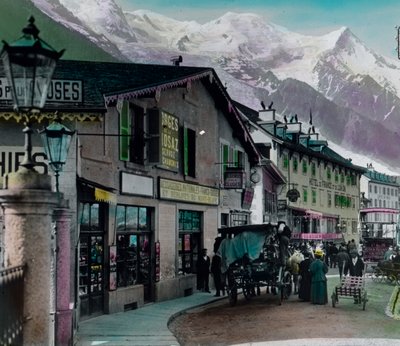 Chamonix, strada principale da Unbekannter Künstler