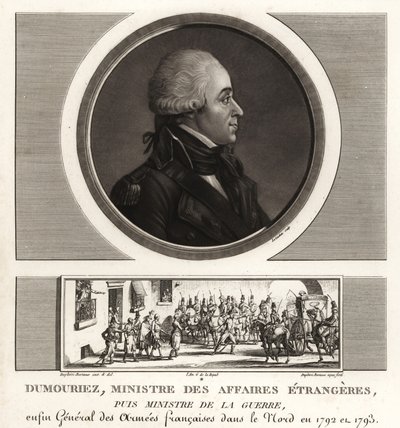 Charles-Francois du Perier Dumouriez, generale francese durante le guerre rivoluzionarie francesi da Unbekannt