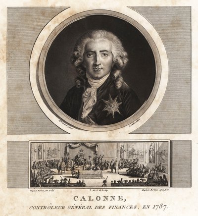 Charles Alexandre de Calonne, Controllore Generale delle Finanze da Unbekannt
