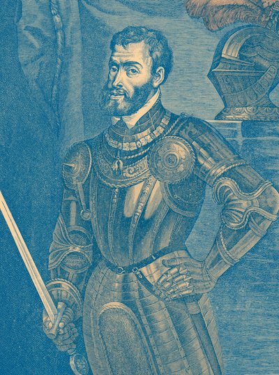 Carlo V (1500-58) (incisione) da Lancelot Volders