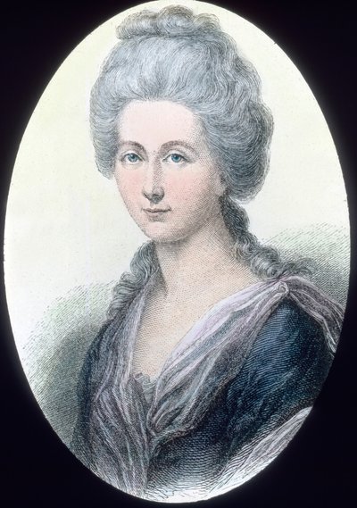 Charlotte Kestner, il personaggio di Lotte nei Dolori del giovane Werther di Goethe da Unbekannter Künstler