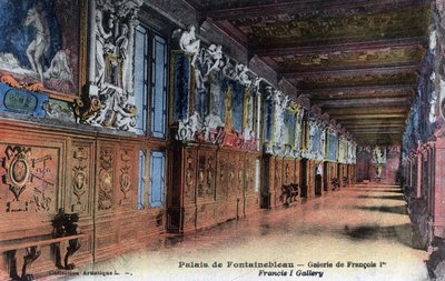 Chateau de Fontainebleau: galleria di Francesco I da William M. Timlin