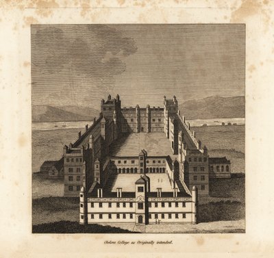 Chelsea College come originariamente inteso da re Giacomo I da Unbekannt