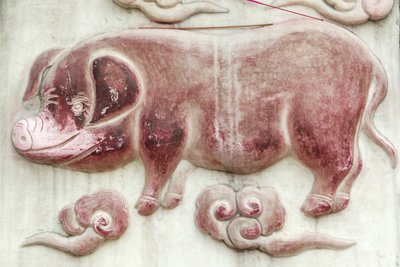 Segno astrologico cinese, Tempio della Nuvola Bianca, Pechino, Cina da Unbekannt