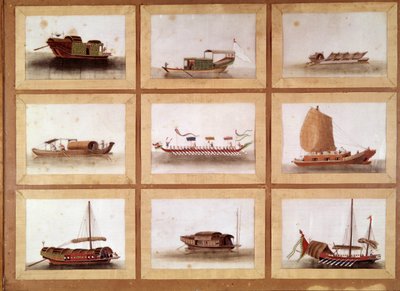 Giunche cinesi del Grande Zheng He (1371-1433) o Hajji Mahmud (nome arabo), eunuco cinese ed esploratore marino da William M. Timlin
