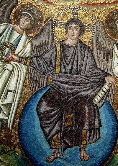 Cristo e angeli, (dettaglio) da Unbekannt
