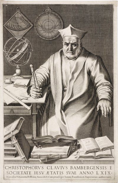 Christopher Clavius, sacerdote gesuita e matematico tedesco da Unbekannt