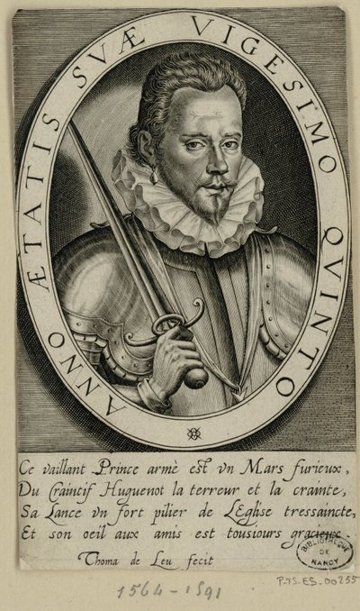 Claude de Lorraine, cavaliere di Aumale da Unbekannter Künstler