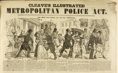 Cleave’s Illustrated Metropolitan Police Act da Unbekannter Künstler
