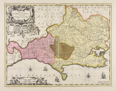 Comitatus Dorcestria vulgo anglice Dorset Shire da Unbekannter Künstler