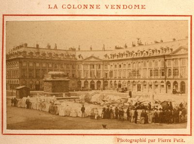 Comune di Parigi (1871): distruzione della colonna Vendôme nel maggio 1871 da Unbekannt