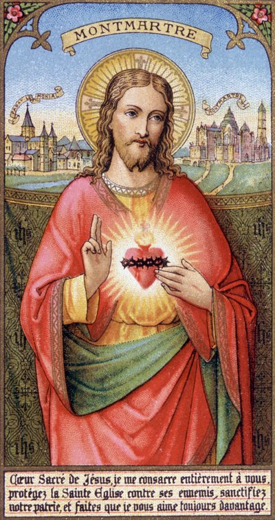 Consacrazione del genere umano al Sacro Cuore a Montmartre da Unbekannter Künstler