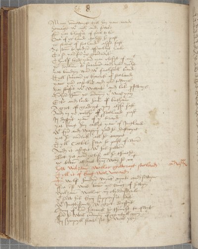 Copia della Cronaca di Andrew of Wyntoun, Fol 319 verso da Unbekannt