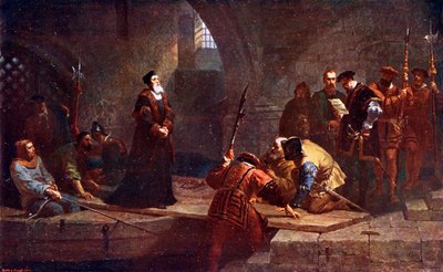 Cranmer alla Porta dei Traditori da Unbekannter Künstler