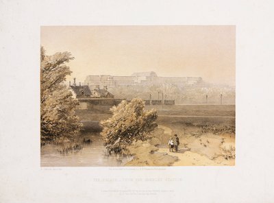Palazzo di Cristallo, Post-Grande Esposizione Il Palazzo di Cristallo dalla stazione di Anerley, circa 1855 da Unbekannt