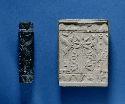 Sigillo cilindrico e impressione da Unbekannt