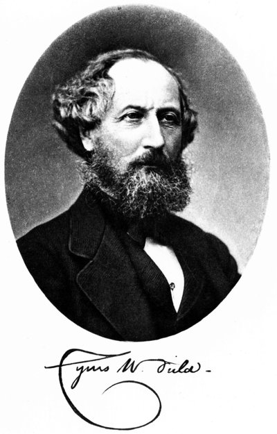 Cyrus W Field, finanziere e imprenditore americano, c 1875 da Unbekannt