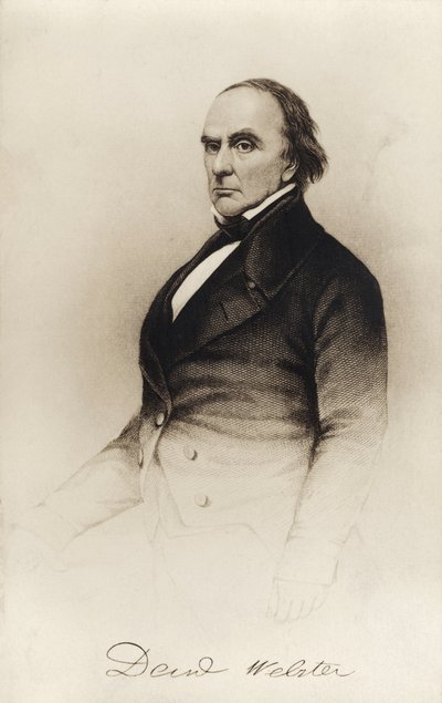 Daniel Webster - ritratto da Unbekannter Künstler
