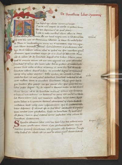 De senectute di Marco Tullio Cicerone da Unbekannter Künstler