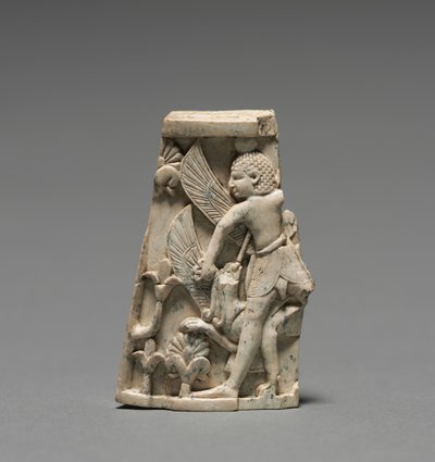 Placca Decorativa: Uomo e Grifone in Combattimento, 900-800 a.C. da Unbekannt