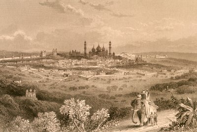 Delhi (incisione) da Unbekannter Künstler