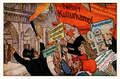 Dimostrazione dei socialdemocratici, Colonia da Unbekannter Künstler