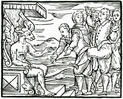 Raffigurazione della stregoneria. XVI secolo da Unbekannter Künstler