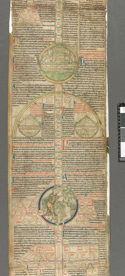 Dettaglio di un tondo da Compendium historiae in genealogia Christi di Pietro di Poitiers da Unbekannter Künstler