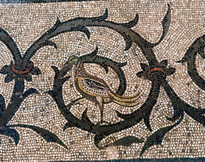 Dettaglio del pavimento della Basilica paleocristiana di Aquileia, Udine da Unbekannt