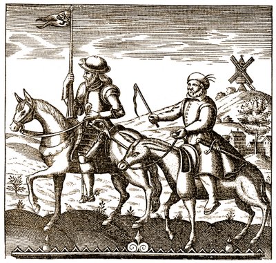 Don Chisciotte e Sancho Panza da Unbekannter Künstler
