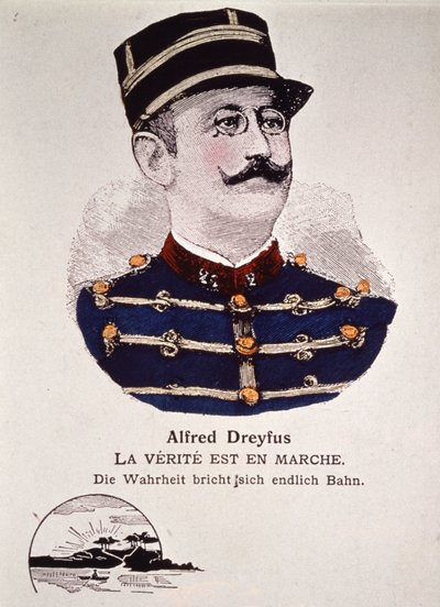 Affare Dreyfus: la verità corre, inizio XX secolo (incisione) da Unbekannter Künstler
