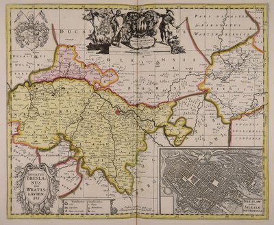 Ducatus Breslanus sive Wratislaviensis da Unbekannter Künstler