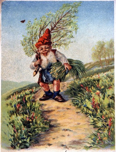 Nano che torna dalla raccolta, c.1900 da Unbekannter Künstler