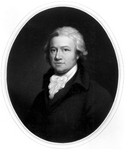 Edmund Cartwright, pioniere dei tessuti britannico, c. 1780 da Unbekannt