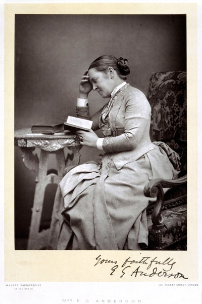Elizabeth Garret Anderson, medico, c 1880s da Unbekannt