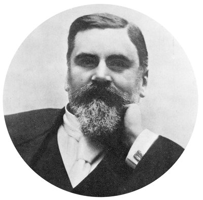 Emile Levassor, produttore di automobili francese, c 1885 da Unbekannt